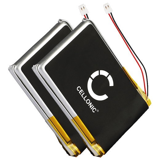 2x Batterie Jabra Pro 9470, 9450, 9460, 9400, 9465 14192-00,AHB412434PJ (230mAh, 3.7V) de CELLONIC