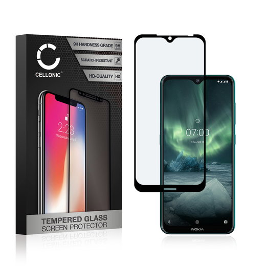 Protection d'écran en verre pour smartphone Nokia 7.2 (3D Case-friendly, haute résistance 9H, 0,33mm, Full Glue)