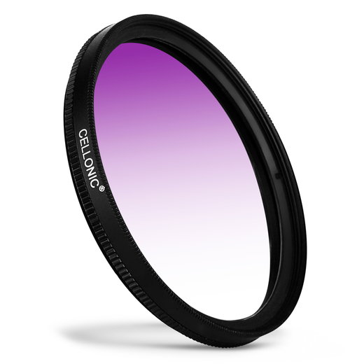 Filtro gradiente color Púrpura para Voigtländer VM 40mm F 2,8 Heliar Ø 37mm