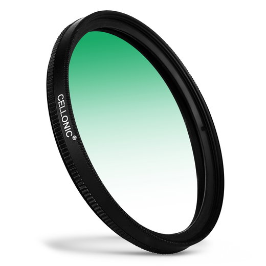 Filtre gradient couleur Vert pour Voigtländer VM 40mm F 2,8 Heliar Ø 37mm