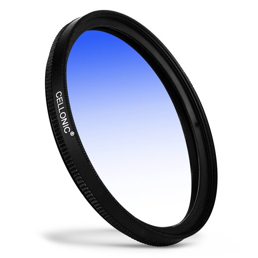 Filtre gradient couleur Bleu pour Olympus M.Zuiko Ø 37mm