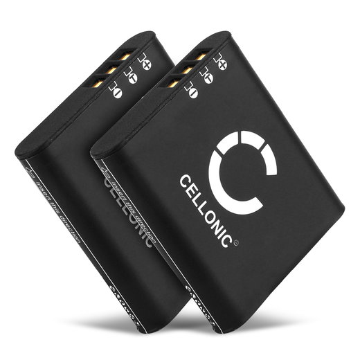 2x Batterij voor Ricoh G900 G900SE GR III GR IIIx WG-6 DB110 1100mAh camera van CELLONIC