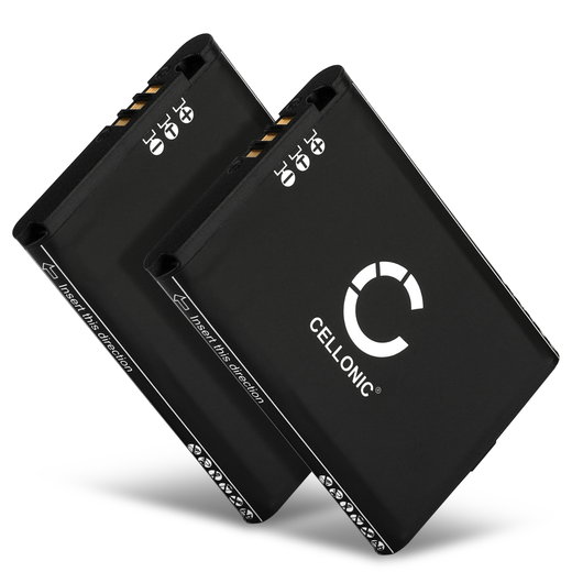 2x Batteria KTR-003 CELLONIC per Nintendo New 3DS Ricambio da 1200mAh per console giochi controller palmari