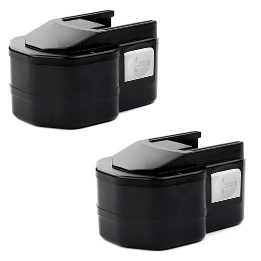 2x Akku työkaluun Milwaukee PLD12 X, PCG12, B12, PDD 12 X - PBS 3000, 4 932 367 904, 4 932 373 522, 4 932 376 508, 49-24-0150 vaihtoakku, 12V, 3Ah, NiMH