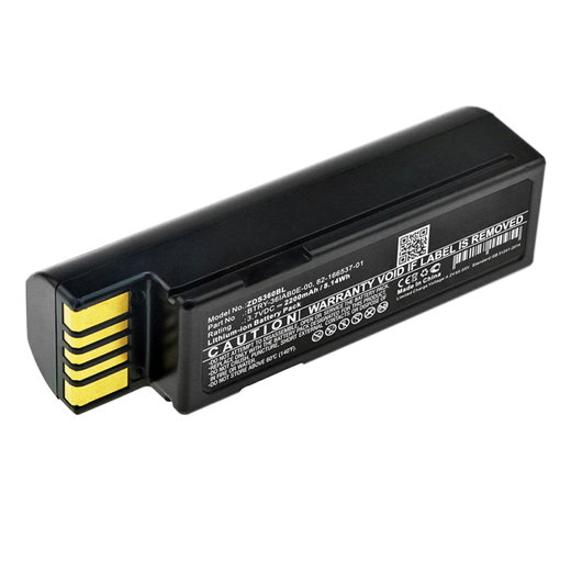 Batteria 82-166537-01, BTRY-36IAB0E-00 per lettore di codici a barra Zebra DS3678, DS3600, LI3678, LI3600, LS3678, LS3600, DS3608 2200mAh 3.7V marca CELLONIC