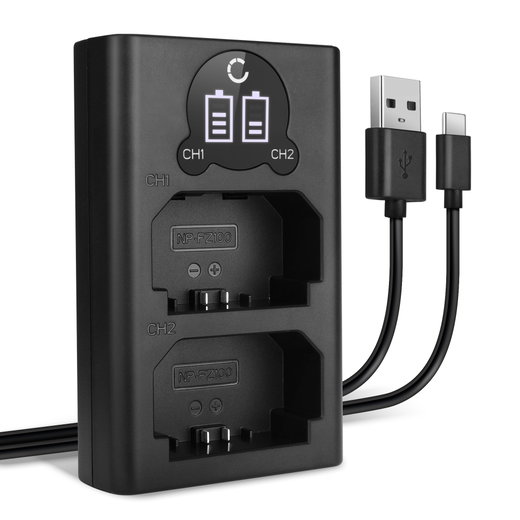 USB-kaksoislaturi (NP-FZ100) Sony A7 III Alpha 7 III ILCE-7M3 ILCE-7M3K, A7R III Alpha 7R III ILCE-7RM3, A9 Alpha 9 ILCE-9-laitteille + 1m + USB Kaapeli valmistajalta CELLONIC