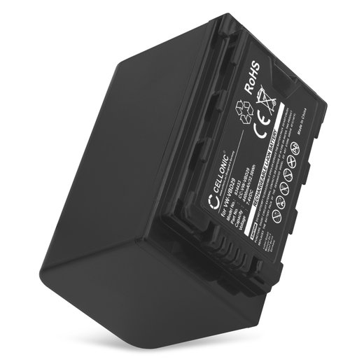 Battery for Panasonic HC-X1000, HC-MDH3 VW-VBD29 VW-VBD58 (4400mAh, 7.4V) from CELLONIC
