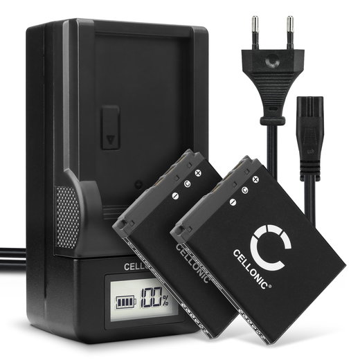 2x NP-BD1 NP-FD1 Camera Battery + Charger Set for Sony CyberShot DSC-G3 DSC-T2 DSC-T200 DSC-T300 DSC-T500 DSC-T70 DSC-T700 DSC-T75 DSC-T77 DSC-T90 DSC-T900 DSC-TX1 600mAh Replacement Battery LCD Smart Charger