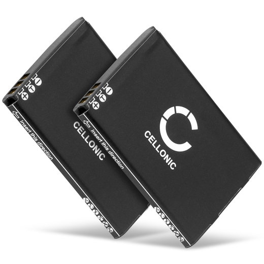 2x Akku für Nokia 2720 Fold, Nokia 8110 4G, BV-6A - BV-6A (1500mAh) , Ersatzakku