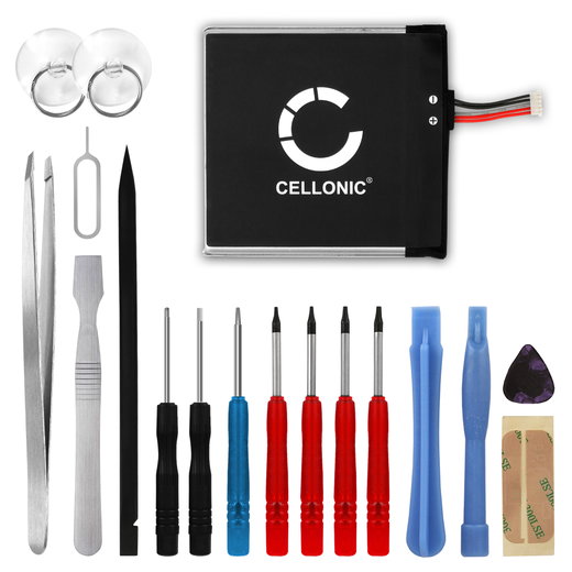 Batterie de remplacement HAC-001(-01) 4600mAh pour Nintendo Switch (>2019) + kit d'outils