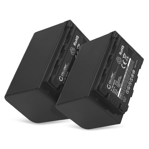2x Batterie pour Panasonic HC-MDH2, HC-X1000, AJ-PX298, HC-MDH3 VW-VBD29, VW-VBD58 (4400mAh, 7.4V) de CELLONIC