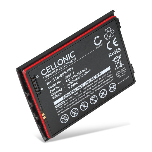 Akku für Honeywell Dolphin CT40 Gen 1 318-055-010 , 318-055-011 (4000mAh, 3.8V) von CELLONIC
