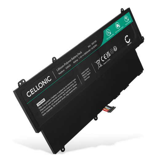 Batterij voor Samsung ATIV Book 5 NP530U3C, BA-04, AA-PBYN4AB Laptop - 5800mAh 7.4V 
