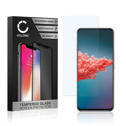 CELLONIC Display Schutzglas kompatibel mit ZTE Axon 20 Handyglas - 3D Full Cover 9H 0,33mm Full Glue Transparent - Handy Schutzfolie Displayschutz Glas Folie, Screen Protector Glass