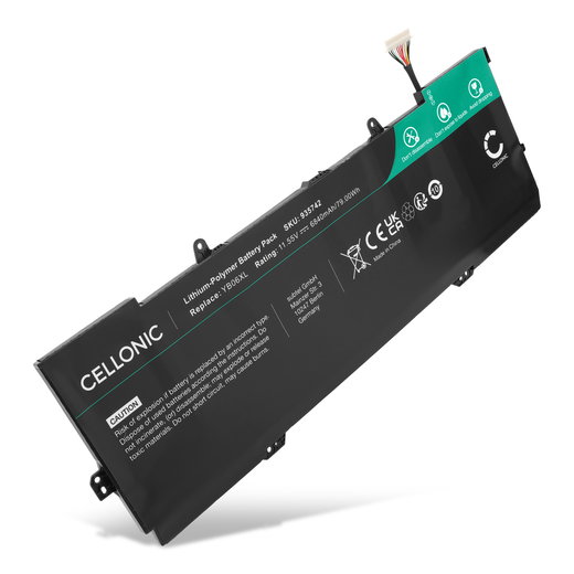 Akku für HP Spectre X360 15-CH, 15-CH070NZ, 15-CH075NR, 15-CH090NZ, YB06XL Laptop - 6840mAh 11.55V 