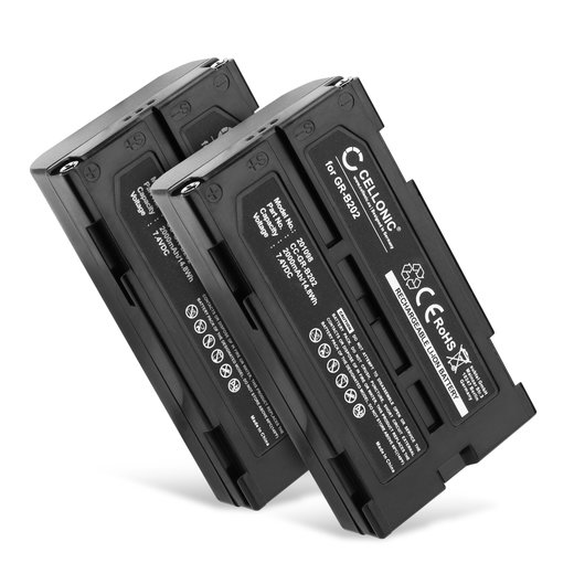 2x Batterie 2000mAh pour appareil photo Panasonic PV-DBP5 / VM-D645LA - Remplacement modèle GR-B202 VW-VBD070 VBD1 VM-BPL135 BPL27