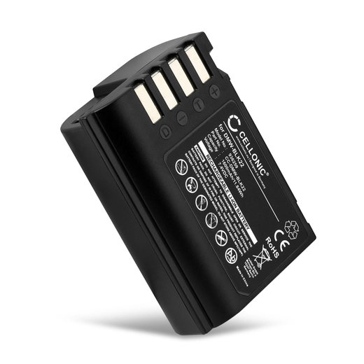 Batteria DMW-BLK22 per fotocamera Panasonic Lumix DC-GH5 II DC-GH6 DC-S5 G9 GH5 GH5S Affidabile ricambio da 1600mAh, marca CELLONIC