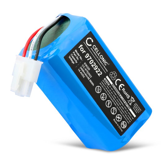 Akku imuriin Miele Scout RX1, RX1-SJQL0, RX2 60, RX3 60 (Miele 9702922) - 3400mAh vaihtoakku tuotemerkiltä CELLONIC