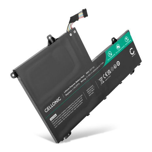 Batterie pour Lenovo ThinkBook 14-IIL, 14-IML, 15 G2 ARE, 15-IIL, 15-IML 11.55V 4650mAh de CELLONIC