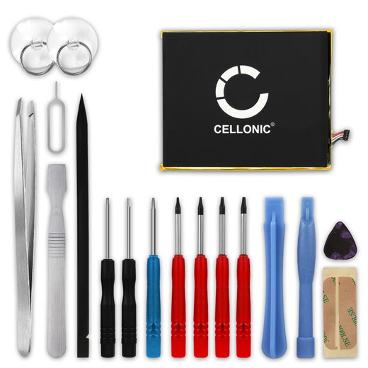 CELLONIC Replacement Tablet Battery for Amazon Kindle Fire HD 8 (7. Generation) + 17-Tool Tablet Repair Kit - 26S1014 4650mAh