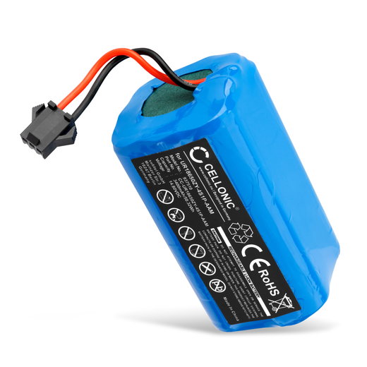 Akku imuriin Eufy RoboVac G20, G30 Verge, 12, 25C, R450, 11C, R500, 15T, 11S Plus, 25C Max, G15, E5, 15C Max, Ecovacs Deebot N79, N79S, DN622 (Eufy PA04) - 3400mAh vaihtoakku tuotemerkiltä CELLONIC