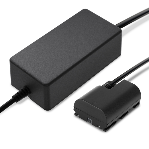 Nätadapter + Dummybatteri LP-E6 för Canon WFT-E5; WFT-E7; XC10; EOS 5D Mark II, III från CELLONIC