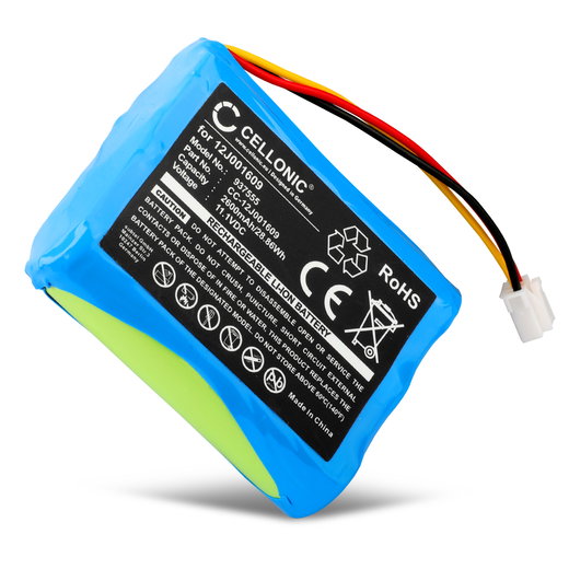 Akku imuriin Moneual Everybot RS700, Moneual Everybot RS500 (Moneual 12J001609) - 2600mAh vaihtoakku tuotemerkiltä CELLONIC