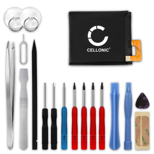 Ersatz Akku für CAT S41 Handy / Smartphone - Ersatzakku APP00223 4400mAh + Werkzeug-Set, Handyakku