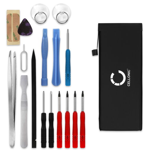 Batteria CELLONIC A2312 per Apple iPhone SE2 (2020) Ricambio da 1850mAh + Set di strumento Sostituzione facile con utensili adatti e duraturi