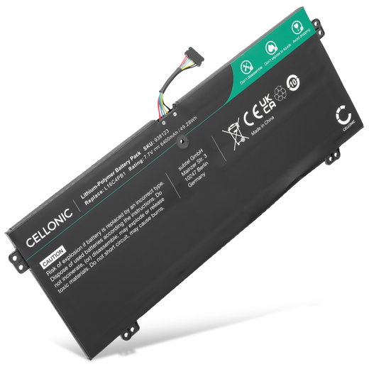 Batteri för Lenovo Yoga 720-13IKB, Yoga 720-13IKBR, Yoga 730-13IWL 7.7V 6400mAh från CELLONIC