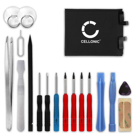 CELLONIC Phone Battery Replacement for Xiaomi Mi 11 + 17-Tool Phone Repair Kit - BM4X 4300mAh