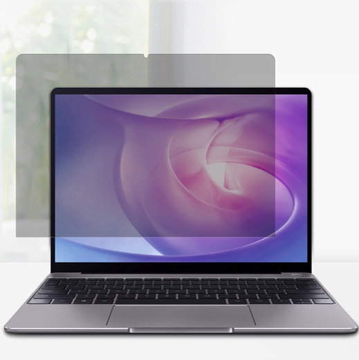 Näytönsuojalasi laitteeseen Huawei Matebook 13, (Sivustakatselusuoja, 9H, 0,33mm, Full Glue)