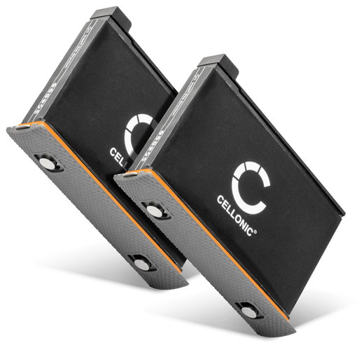 2x Batteria CINOSBT per fotocamera Insta360 One X2 Affidabile ricambio da 1700mAh, marca CELLONIC
