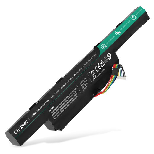 Batterie pour Acer Aspire E5-575, E5-573G, E5-575G, E5-573, E5-573G, E5-575TG, E5-573T, E5-774, Travelmate P259-G2-M, P259-G2-MG, AS16B5J, AS16B8J 10.8V 4400mAh de CELLONIC