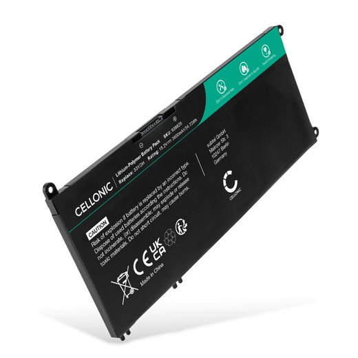 Batterij voor Dell Inspiron 17 7000	1890 / Inspiron 17 7779 / Inspiron 17 7773 Laptop - 3600mAh 15.2V
