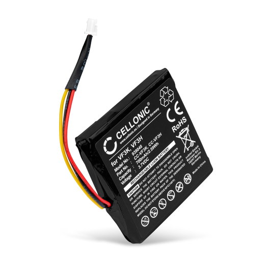 CELLONIC VF3H, AHA11108002, VF3K GPS-batteri för TomTom Go 400 Touch, Go 400 4,2", Via 110 med 700mAh 3.7V - navigatorbatteri med lång batteritid