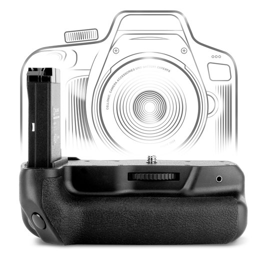 BG-1X Battery Grip voor Canon 77D, 800D, 9000D, Kiss X9i, Rebel T7i Camera’s – LP-E17 Verticale Portretgreep