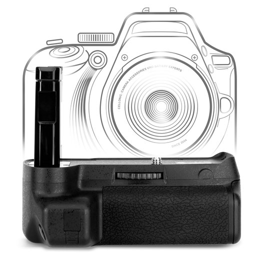 Grip d'alimentation pour Nikon D3400 - Poignée de batterie pour appareils photo de CELLONIC