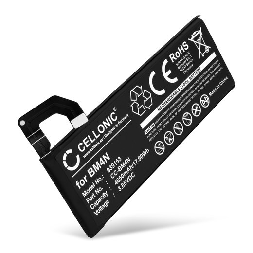 Akku für Xiaomi Mi 10, Mi 10 5G, Mi 10S 5G, M2102J2SC, BM4N (4650mAh, 3.85V) von CELLONIC