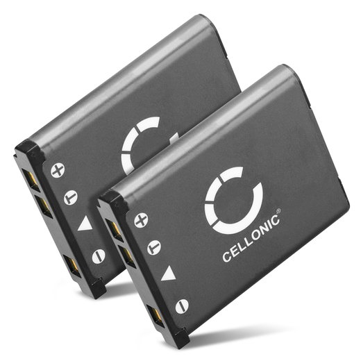 2x Batteria NP-45 per fotocamera Medion Life P43013 MD 86508 Life P43028 MD 86308 Life P43005 Life P43008 Affidabile ricambio da 700mAh, marca CELLONIC
