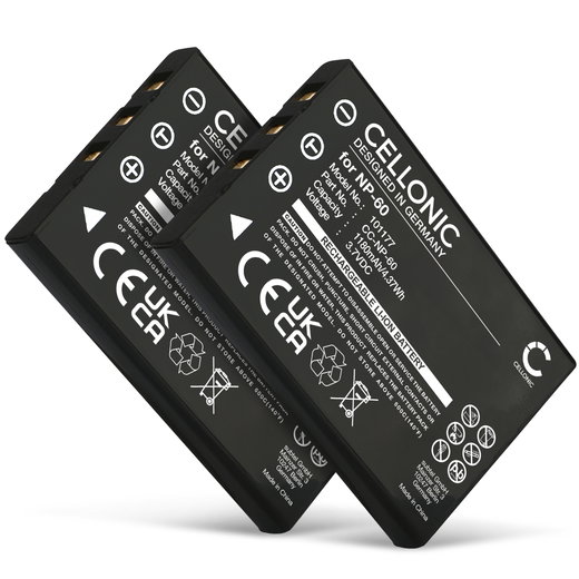 2x Batteri för JAY-tech JayCam CX330 Jay Media JayCam DXC11 i430 i6628 1180mAh från CELLONIC