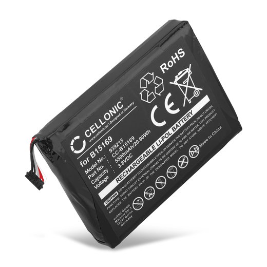 Batteria sostitutiva B15169 per Ring Stick Up Cam / Video Doorbell 1 (1. Gen.) Affidabile pila CELLONIC da 5500mAh Lunga durata per la tua sicurezza