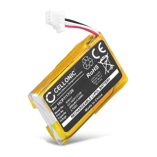 Batteria sostitutiva 1ICP7/17/26 per Google Nest Hello Video Doorbell - NC5100US Affidabile pila CELLONIC da 280mAh Lunga durata per la tua sicurezza