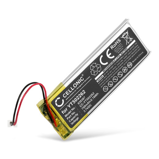 Accu voor Midland BTX1 Pro, Pro S, BTX2 Pro, Pro S, Pro S LR, BT NEXT Pro, MESH YT502262 (750mAh, 3.7V) van CELLONIC