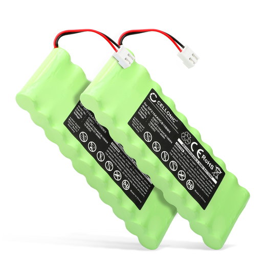 2x CELLONIC 12.0V 2412-3011 Replacement Battery for Roto RT2-SF G2 G3 G4 Solar Roller Shutter Remote - GP210AAHCB10BMX / GPRHC212B206 Battery - 1800mAh