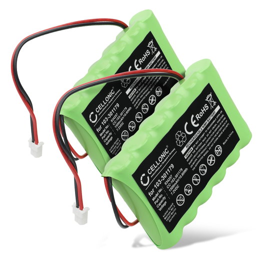 2x Batteria sostitutiva 103-301179 per Visonic PowerMaster 30 Control Panel Affidabile pila CELLONIC da 1500mAh Lunga durata per la tua sicurezza