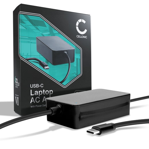 PD-E1 Netzteil für Canon EOS M6 Mark II EOS R EOS R3 EOS R6 EOS Ra EOS RP - USB PD Power Delivery 2.0: 5V-20V / 60W Ladegerät mit 2,9m Ladekabel