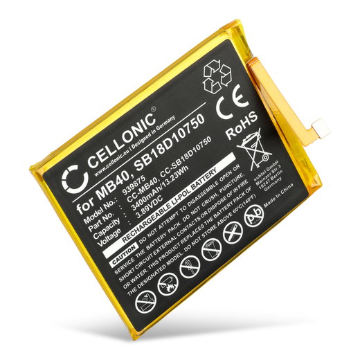 Batteria CELLONIC MB40 per telefono Motorola edge 20 - 2021 (XT2143) Ricambio affidabile da 3400mAh per il tuo cellulare smartphone