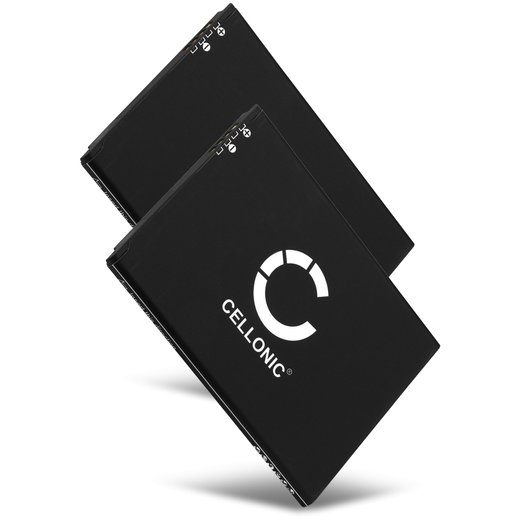 2x Ersatz Akku für Samsung Galaxy S4 mini (GT-i9195) Handy / Smartphone - Ersatzakku B500BE, B500BU 1900mAh , Handyakku