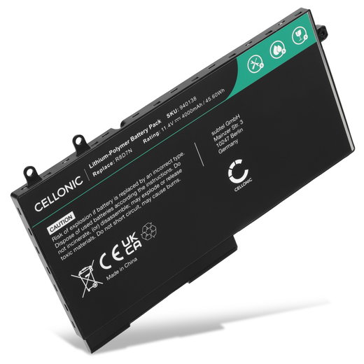 Battery for Dell Latitude 5400, 5401, 5501, 5511, 7506, 7591 11.4V 4000mAh from CELLONIC